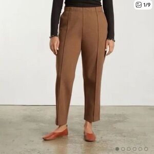 Everlane Dream Cropped Brown Pants